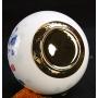 JKCOM Chinese Style Ceramics Tea Container, Tea Caddy, Porcelain Tea Storage Jar Smooth Surface