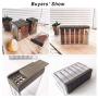 Storage Box Kitchen Seasoning Bottles Jars Boxes Plastic Spice Lid Can Sugar Layers Storage Organizer Box Home Organization Accessories Item,Gray B
