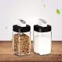 Kitchen Food Storage Jar Airtight Food Storage Kitchen Glass Jar Moisture-Proof Home Multi-Purpose Jam Bottle Cruet Solid Dressing Bottles 2 Sets