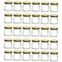 Bocal en verre miniature de 30 pièces, 1,5 oz pour confitures, miel, faveurs de mariage, faveurs de douche, aliments pour bébés, pots en verre magnétiques pour épices Bocal en verre miniature de 30 pièces, 1,5 oz pour confitures, miel, faveurs de mariage, faveurs de douche, aliments pour bébés, pots en verre magnétiques pour épices