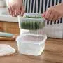 WANGLX ST Storage Jar Refrigerator Storage Box Kitchen Utensils Refrigerated Box Food Storage Tank with Drain Hole for Easy Ventilation Crisper WANGLX ST Storage Jar Refrigerator Storage Box Kitchen Utensils Refrigerated Box Food Storage Tank with Drain Hole for Easy Ventilation Crisper
