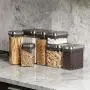 OXO SteeL 5-Piece Airtight Food Storage POP Container Set with 5 Labels OXO SteeL 5-Piece Airtight Food Storage POP Container Set with 5 Labels