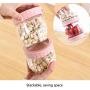WANGLX ST Storage Jar Food Storage Container Pantry Durable Seal Pot Cereal Storage Containers Dry Foods Liquids Clear Containers