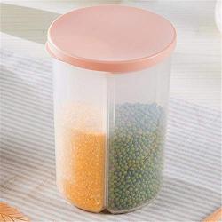 Kitchen Food Storage Jar Airtight Food Storage Kitchen glass jar moisture-proof home multi-purpose jam bottle cruet Canister partition plastic storage tank (Color : Powder)