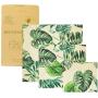 Visual Touch Palm Leaves Beeswax Wrap Assorted Sandwich Pack Eco Friendly Beewax Wrapping Reusable Food Wraps Food Storage