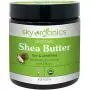 Organisches Sheabutter von Sky Organics (8 oz) 100 % reine, rohe afrikanische Sheabutter zur Feuchtigkeitsung für Gesicht und Körper, natürliches Körperbalsam für trockene Haut