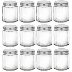 3 Oz Hexagon Glass Jars with Golden Lids. 90 Ml Canning Jars Containers for  Spice Jam, Jelly, Wedding Favors, Honey - China Hexagonal Jar, 90ml Glass  Jar