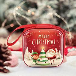 signmeili Christmas Tin Box, Candy Cookie Jar Gift Storage Container Holiday Decorative Box way