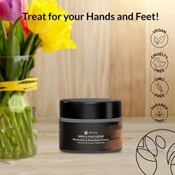 Iryasa Hand and Foot Cream - Natural Foot Cream for Dry Cracked Feet - Vegan Hand Cream for Women & Men - Callus Remover Cream - Pure Shea Butter Hand Cream with Lemon and Peppermint Oils - 1.05oz/30g