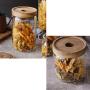 Glass Sealed Jars, Kitchen Household Grain Storage Tanks, Storage Spices/Pasta/Oatmeal/Coffee Beans