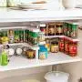 Kitchen Home Pantry Rack Door Spice Rack Jar Storage Organizer Shelf Tool US Kitchen Home Pantry Rack Door Spice Rack Jar Storage Organizer Shelf Tool US
