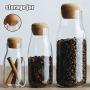 Tenrry 150/300/600ml Glass Storage Tank Practical Borosilicate Storage Jars for Restaurant Heat-Resistant