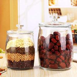 Glass Sealed Jars, Moisture-Proof Kitchen Food Containers, Storage Of Spices/Cereals/Oatmeal/Pasta