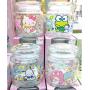 Pochacco Transparent Glass Storage Jar Snacks Cookies Sugar Airtight Container 480 ml Kitchen Canister