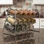 Sorbus 3 Tier Spice Rack Organizer with 15 Glass Bottle Spice Jars, Great for Countertops, Cabinet, Kitchen, Dining, Pantry Storage