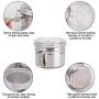 uxcell Stainless Steel Airtight Canister Food Container for Kitchen Counter Sugar Coffee Bean Tea Nuts Cookie Storage with Clear Lid Locking Clamp 20oz