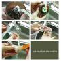 LNYJ HOT Manual Coffee Grinder with Storage Jar Soft brush Conical Ceramic Burr Quiet and Portable