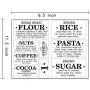 Étiquettes pour placards de cuisine - Ensemble d’étiquettes pour aliments et étiquettes pour tissues alimentaires – Pour organiser vos armoires de cuisine – Résistantes à l’eau et à la déchirure (36 jeux) Étiquettes pour placards de cuisine - Ensemble d’étiquettes pour aliments et étiquettes pour tissues alimentaires – Pour organiser vos armoires de cuisine – Résistantes à l’eau et à la déchirure (36 jeux)