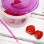 keeeper Food Box Fredo Fresh 2, 3L Round 3 Pieces in Purple, 3-Piece