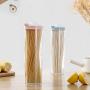 Kitchen Storage Box Food Storage Container Multi-Function Noodle Jar - Easy To Clean - Scale Display - Plastic Transparent Sealed Household Grain Storage Tank