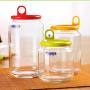YTF-Lead-free glass storage tank, dry fruit snack storage tank, fresh-keeping tank set of 3