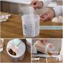 Food Storage Containers Plastic with Lids Airtight Bpa Free Large, Cereal Storage Containers Dispenser Cookie Jar for Kitchen Pantry Organization Canister Candy Bulk, 3 Pieces, 1.5L/2.5L