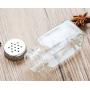 Daycount 3-Pack Transparent Spice Jar Seasoning Jar Kitchen Condiment Box Glass Seal Seasoning Box Storage Box Cruet Salt Pepper Bottle for Kitchen, BBQ