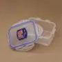 Canisters Sets for The Kitchen, Fresh Lunch Box Storage jar with lid Clear Plastic Crisper Set-D