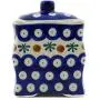 Polish Pottery 4?-inch Jar with Lid (Mosquito Theme) + Certificate of Authenticity Polish Pottery 4?-inch Jar with Lid (Mosquito Theme) + Certificate of Authenticity