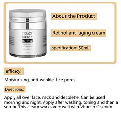 Lusucat Retinol Moisturizer Cream for Face - Vitamins A, C & E & Breakthrough Anti Aging, Anti Wrinkle Complexes, Anti Wrinkle Night and Day Moisturizing Cream 1.7 Fl.Oz.