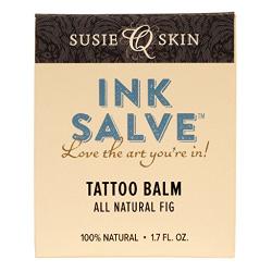 Tattoo Aftercare Ink Salve-Ointment-Lotion-100% Natural-86% Organic- Made in the USA- No petroleum- No animal products- Non-GMO ingredients- Quick Healing-Non goopy formula- Smells Amazing-1.7