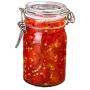 Kitchen Sealed Jar Glass Storage Jar Snack Food Jam Bottle Passion Fruit Enzyme Bottle Kimchi With Lid Bottle (Size : XS)