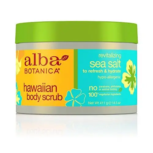 Alba Botanica Revitalisierende See Salz Hawaiian Körperpeeling, 425 ml