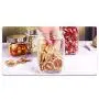 Kitchen Food Storage Jar Airtight Food Storage Kitchen Glass Jar Moisture-Proof Home Multi-Purpose Jam Bottle Cruet Sealing Tank Set