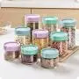 1Pcs Kitchen Glass Sealed Jars With Lid Cereals Snacks Storage Tank Milk Powder Candy Cookie Container Storage Bottle,400Ml-Purple 1Pcs Kitchen Glass Sealed Jars With Lid Cereals Snacks Storage Tank Milk Powder Candy Cookie Container Storage Bottle,400Ml-Purple