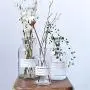 Minimalist Chic Glass Storage Jars Scandinavian Vogue Elegance Transparent Desk Storage Bottle Organizer Flower Container Decor Large Glass Storage Containers With Lids