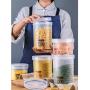 Storage Tank PP Plastic Food Storage Sealed Storage Box (Size : 760ML3+1150ML3+1500ML3)