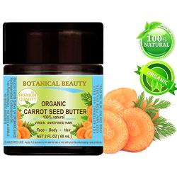 ORGANIC CARROT SEED OIL – BUTTER RAW. 100% Natural/VIRGIN/UNREFINED. 2 Fl oz - 60 ml. For Skin, Hair, Lip and Nail Care.