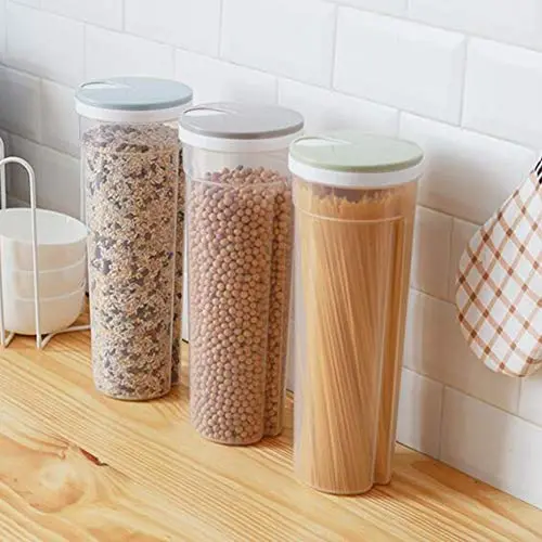 Contenant de nouilles Italie, boîte de rangement pour nouilles, céréales, grains divers, pot de rangement pour cuisine et aliments. Contenant de nouilles Italie, boîte de rangement pour nouilles, céréales, grains divers, pot de rangement pour cuisine et aliments.
