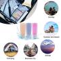 Travel Bottles TSA Approved, TCJJ 3oz BPA Free Silicone Travel Container, Leakproof Squeeze Travel Tube Cream Jars with Bag, Toiletry Bottle Set for Cosmetic Shampoo Conditioner Lotion Liquids (9 Pcs)