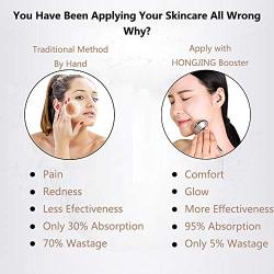 Microcurrent Face Massager Electric High Frequency for Women Wrinkles Removal - HONGJING Face Lift Machine Boost Skin care Products Work Better & Faster