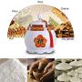 Food Jars & Crocks Rice Storage Bucket Household Ceramic Rice Cylinder Moistureproof and Insect Sealed Storage Tank Flour Tank Kitchen Rice Bucket Gift (Color : White, Size : 34x37cm)