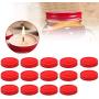 CURE SECRET 12/24 Pcs Mason Jar Lids Regular Mouth Jar Storage Caps Set Leak-Proof