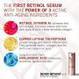 NeverWithout Retinol Serum hochdosiert als Retinol Creme für die Nacht geeignet. Mit konzentrierter Hyaluronsäure, Vitamin A, Vitamin E & Peptiden. Anti Aging Creme Frauen & Männer für Cell-Erneuerung