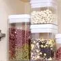Food Storage Jar With Airtight Seal Lid, Kitchen Food Tank Container, 0.5L/0.8L/1.2L Seal Cereal Jar Dried Fruit Jam Storage Box For Serving Tea, Coffee, Spice, Sugar Food Storage Jar With Airtight Seal Lid, Kitchen Food Tank Container, 0.5L/0.8L/1.2L Seal Cereal Jar Dried Fruit Jam Storage Box For Serving Tea, Coffee, Spice, Sugar