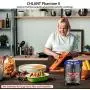 CHLANT Phantom II Fliegenfalle Insektenspinkler Lampe Indoor: Fliegen, Früchtefliegen, Mücken, Kleine Motten, Insektenspinkler – Einzigartiges Doppel-Luftkanal-Design UV-Insektenspinkler, Nicht-Toxisch, Keine Zapper