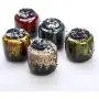 Bocal en Céramique avec Couvercle en Bambou Airtight, Conservation de Boîtes pour Thé, Café, Herbes, Épices, Sucre et Plus Encore (J) Bocal en Céramique avec Couvercle en Bambou Airtight, Conservation de Boîtes pour Thé, Café, Herbes, Épices, Sucre et Plus Encore (J)