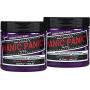 Manic Panic Ultra Violet Haarfarbe – Classic High Voltage - (2er-Pack) Semi-Permanenter Haarfarbe – Kühle, Blauton-Violette Nuance – Vegan, PPD & Enthaarfrei – Für Damen & Herren