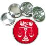 Libra Astrological Sign Horoscope Aluminum Tobacco Herb Spice Grinder