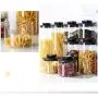 Storage Tank PP Plastic Food Storage Sealed Storage Tank (Size : 500ML+1000ML+1800ML)